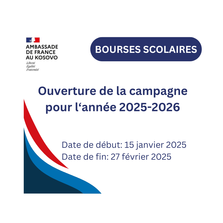 Bourses scolaires pour l’année 2025/2026
