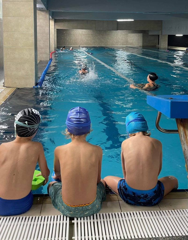 After school, off to the pool!